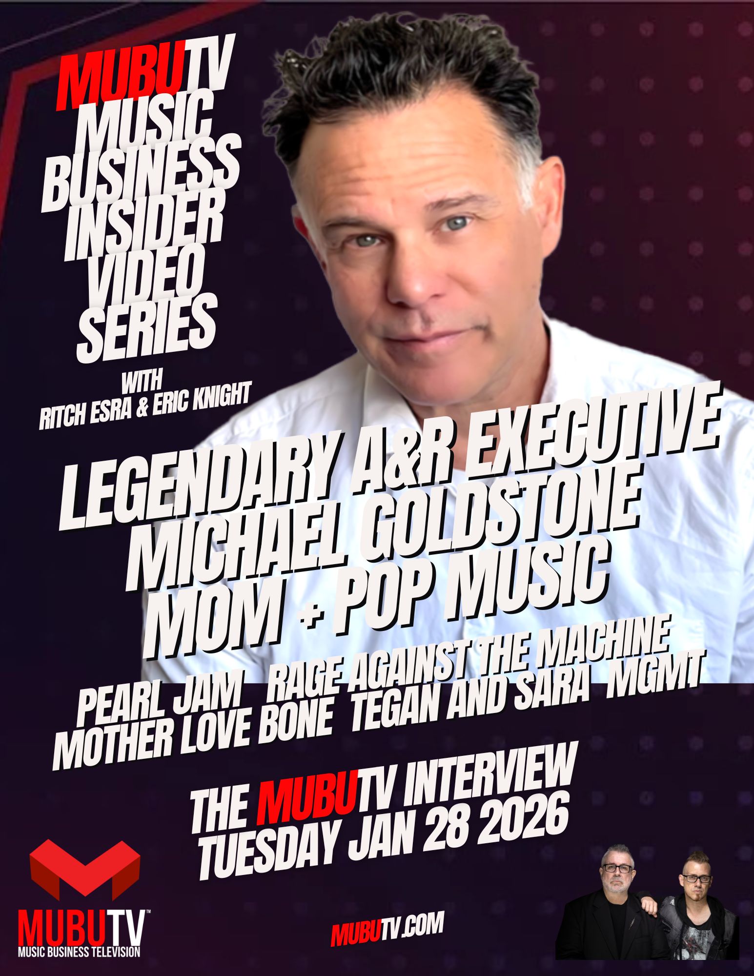 Michael Goldstone Promo Ad